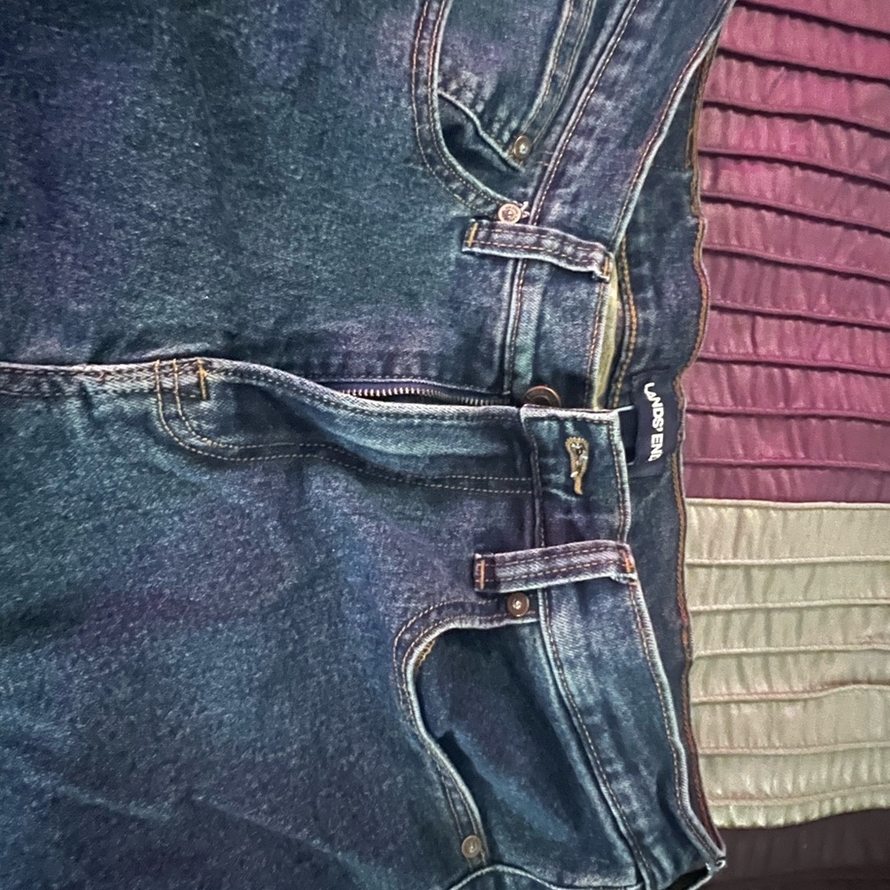 Men's Corduroy Pants — Classic Navy Blue Straight Fit - Picture 3 of 6